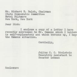 Letter: 1953 March 18