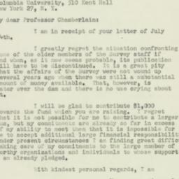 Letter: 1950 July 24