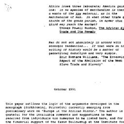 Speaker's notes, 1991-1...