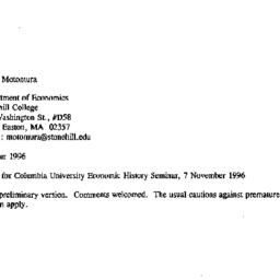 Speaker's notes, 1996-1...