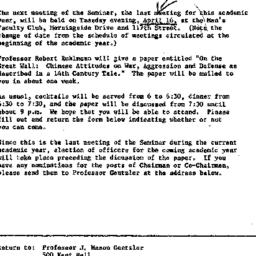 Announcements, 1968-03-29. ...