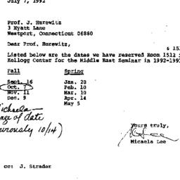 Correspondence, 1993-07-07....