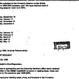 Correspondence, 2000-08-23....