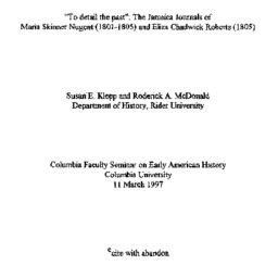 Speaker's paper, 1997-0...
