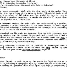 Minutes, 1986-05-13. Early ...
