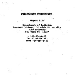 Speaker's paper, 1993-1...