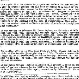 Announcements, 1981-02-02. ...