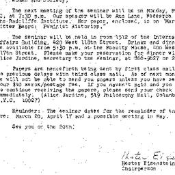 Announcements, 1978-01-26. ...