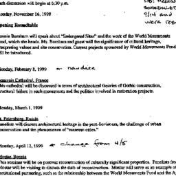 Handouts, 1998-11-16. Histo...