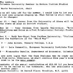 Announcements, 1996-05-22. ...