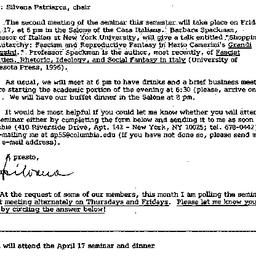 Announcements, 1998-03-30. ...