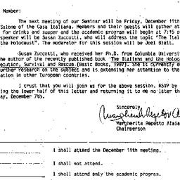 Announcements, 1987-11-23. ...