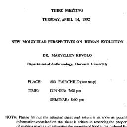 Announcements, 1992-04-14. ...