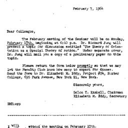 Correspondence, 1964-02-07....