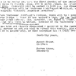 Announcements, 1976-09-15. ...