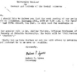 Correspondence, 1975-01-30....