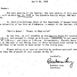 Correspondence, 1978-04-26....