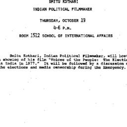 Announcements, 1978-10-19. ...