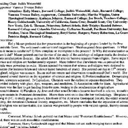 Minutes, 1999-01-25. Religi...