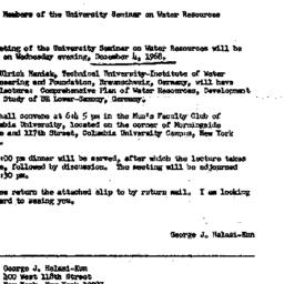 Announcements, 1968-11-11. ...