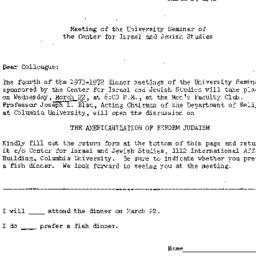 Announcements, 1972-02-02. ...