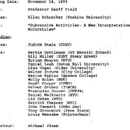 Minutes, 1995-11-14. Twenti...