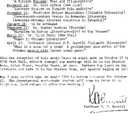 Announcements, 1976-10-05. ...