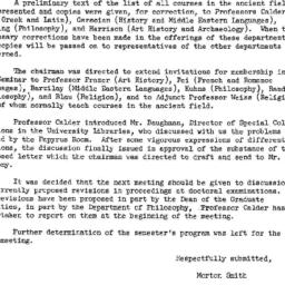 Minutes, 1966-10-20. Ancien...
