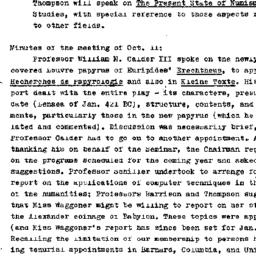 Announcements, 1967-11-08. ...