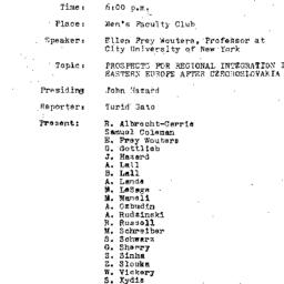 Minutes, 1969-11-11. The Pr...