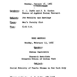 Announcements, 1967-01-04. ...