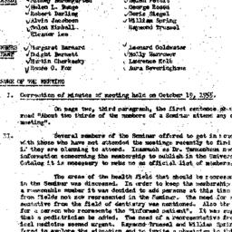 Minutes, 1955-11-07. The Ro...