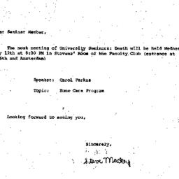 Announcements, 1982-05-12. ...
