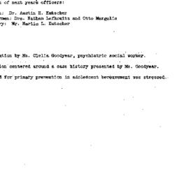 Minutes, 1977-04-13. Death,...