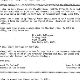 Announcements, 1981-12-07. ...