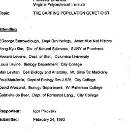 Minutes, 1993-02-23. Popula...