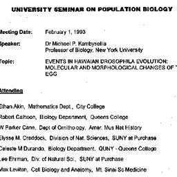 Minutes, 1993-02-01. Popula...