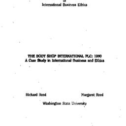 Background paper, Ethics in...