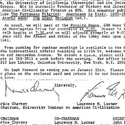 Announcements, 1979-01-10. ...