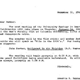 Announcements, 1968-12-31. ...