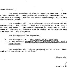 Announcements, 1968-12-05. ...