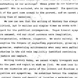 Speaker's paper, 1993-0...