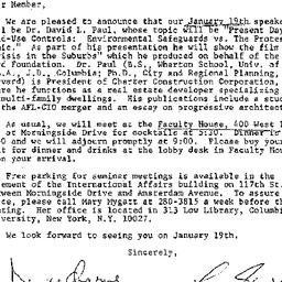 Announcements, 1978-01-05. ...