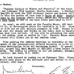 Announcements, 1978-02-08. ...