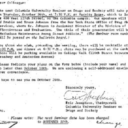 Announcements, 1978-10-02. ...
