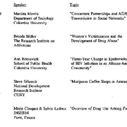 Schedules, Drugs and Societ...