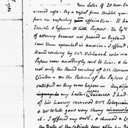Document, 1784 January 22
