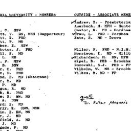 Minutes, 1987-04-24. Longev...