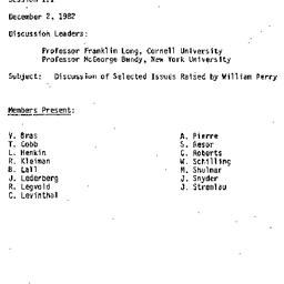 Minutes, 1982-12-02. Arms C...