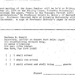 Announcements, 1975-12-01. ...